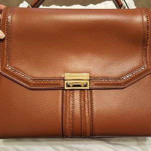 BCBGMAXAZRIA Cognac Leather Handbag